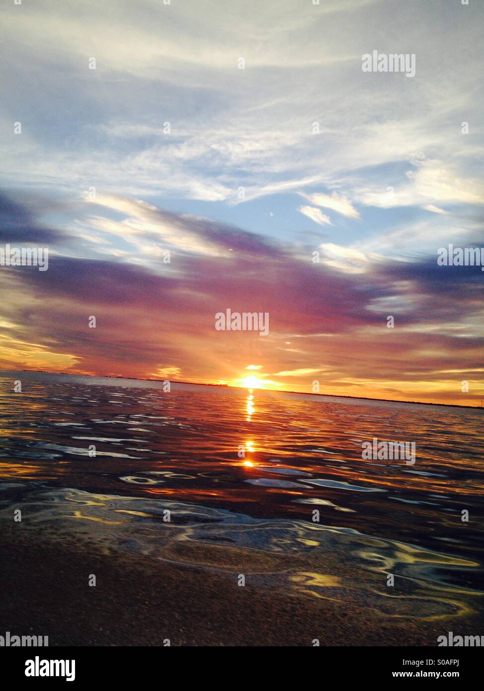Beautiful sunset colors Stock Photo Alamy
