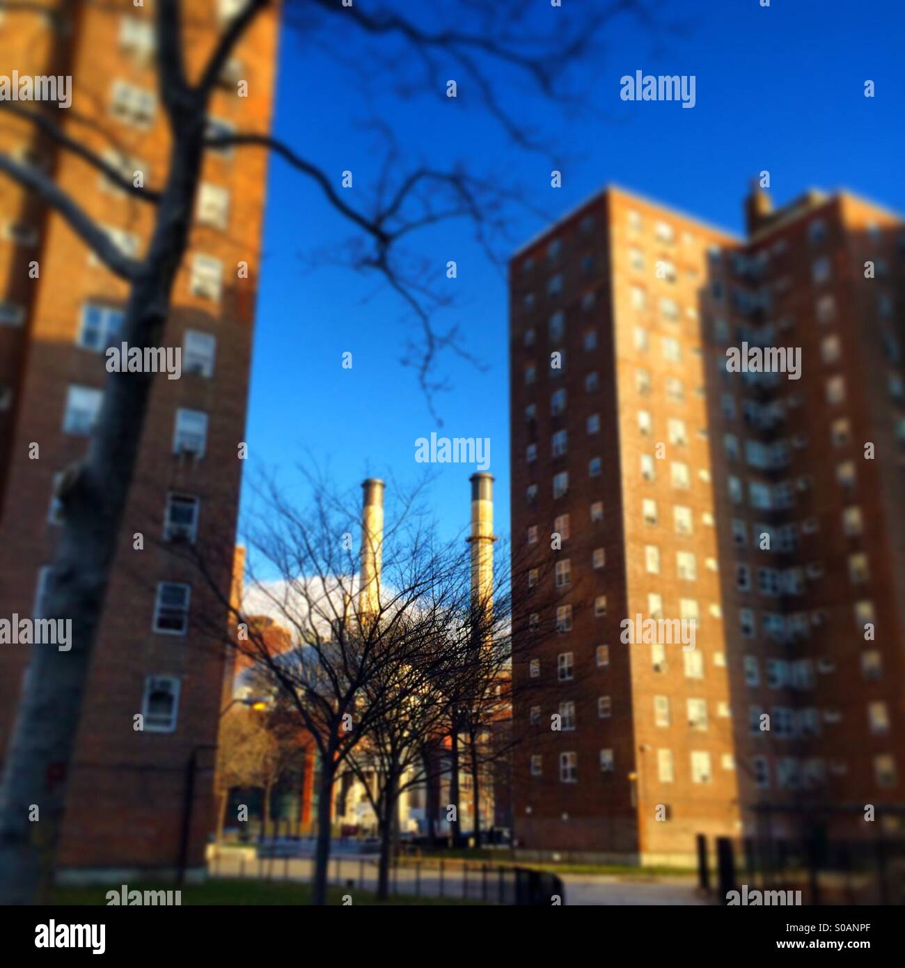 Housing projects on the Lower East side of Manhattan Stock Photo Alamy