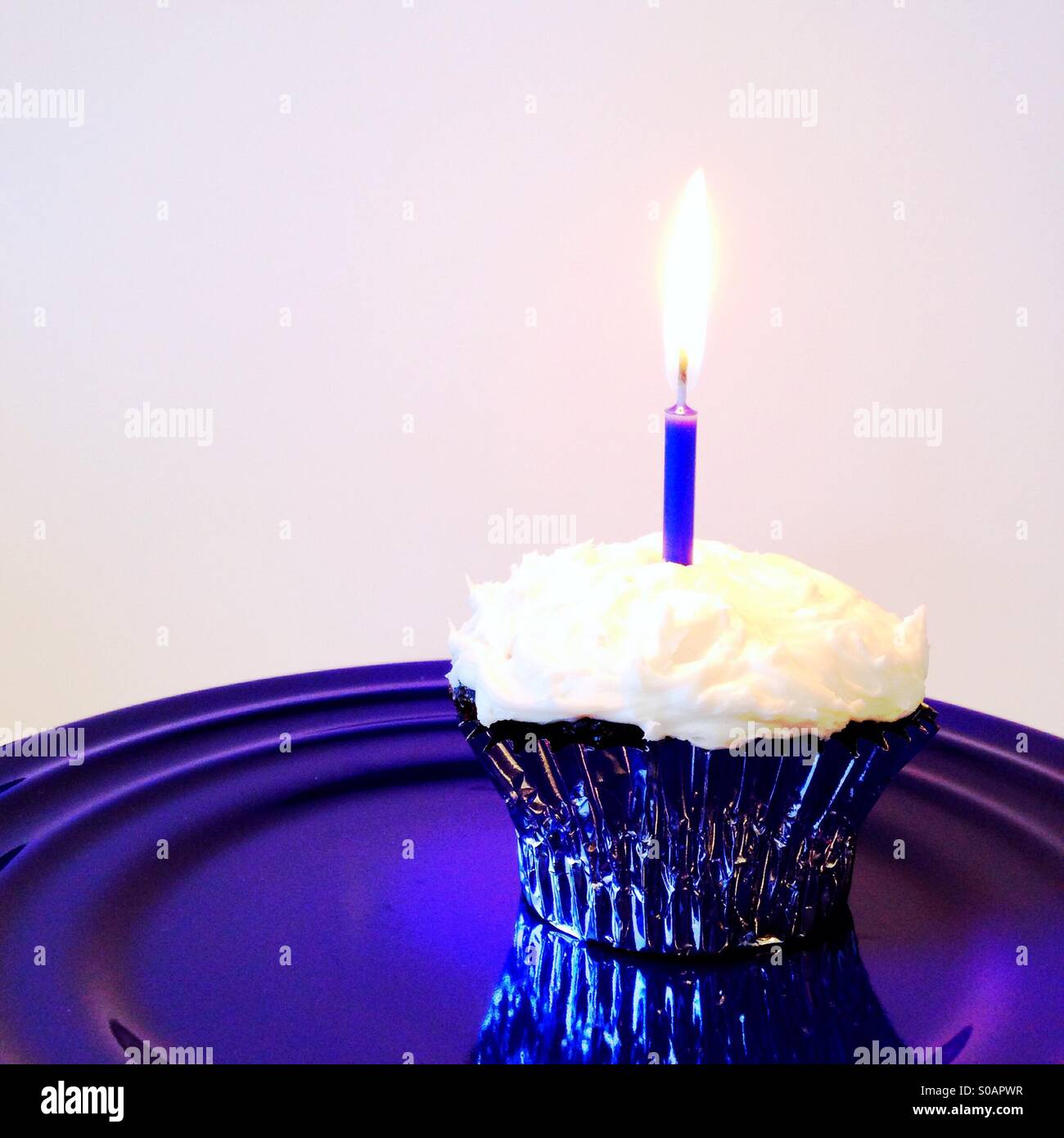 First Birthday - Smartphone Captured Stock Image