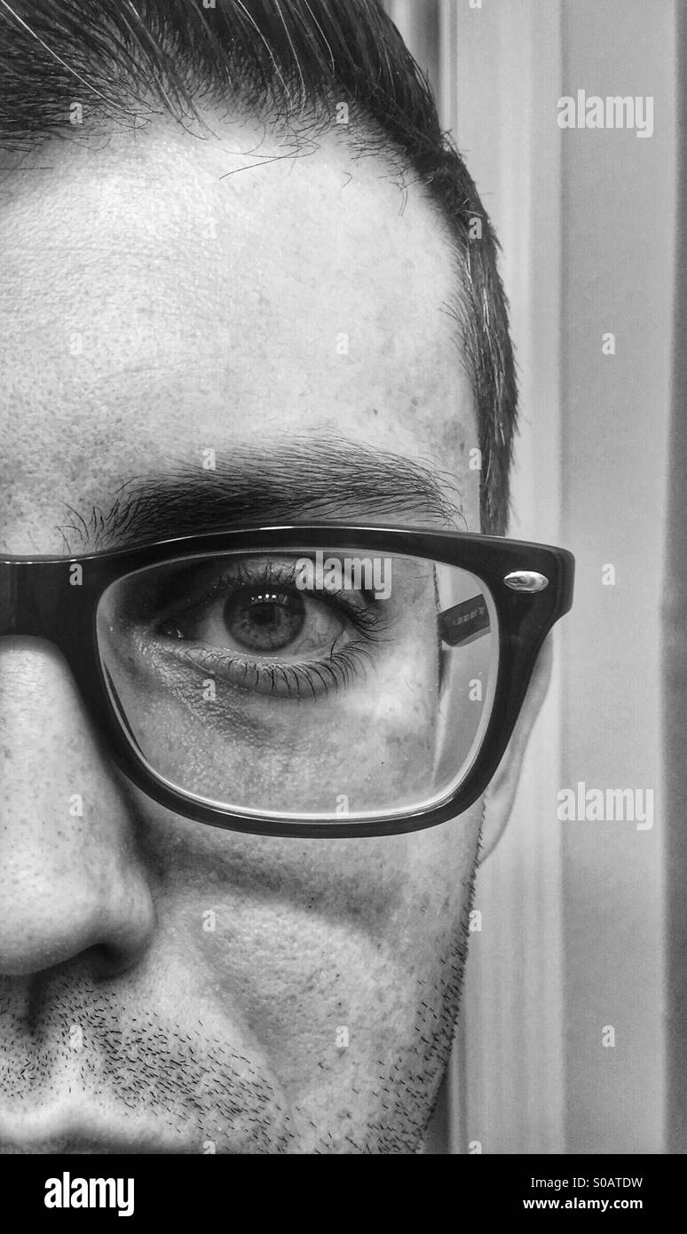 Me in black and white Stock Photo - Alamy