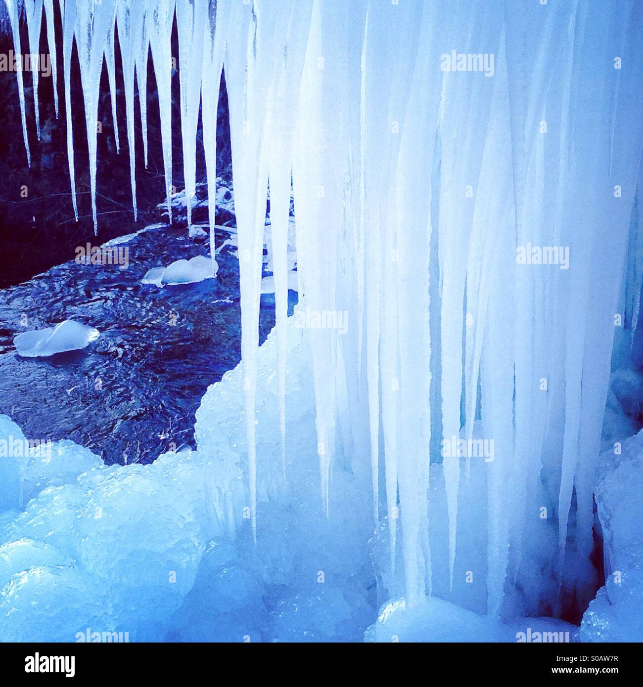 Ice - Smartphone Captured Stock Image