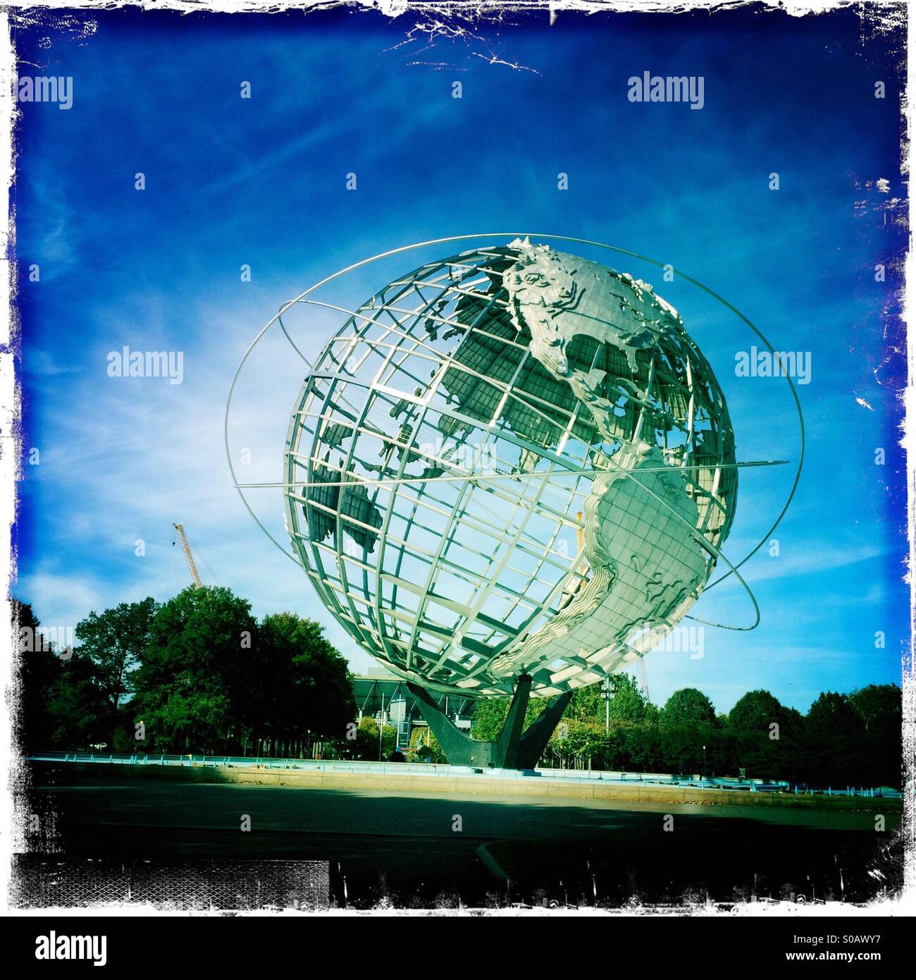 The Unisphere from the 1964 New York World Fair. Stock Photo