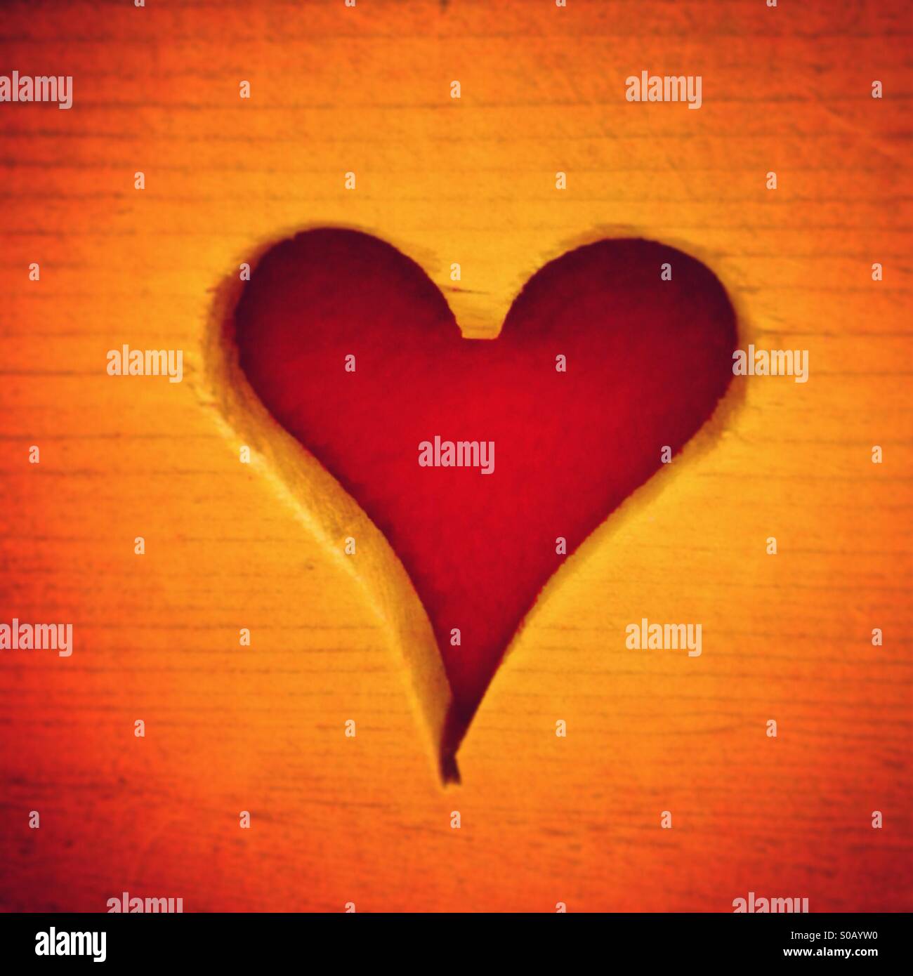 Valentine's Day - Smartphone Captured Stock Image