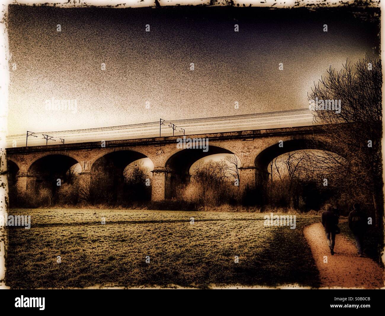 Wharncliffe viaduct, Hanwell, London Borough of Ealing, West London