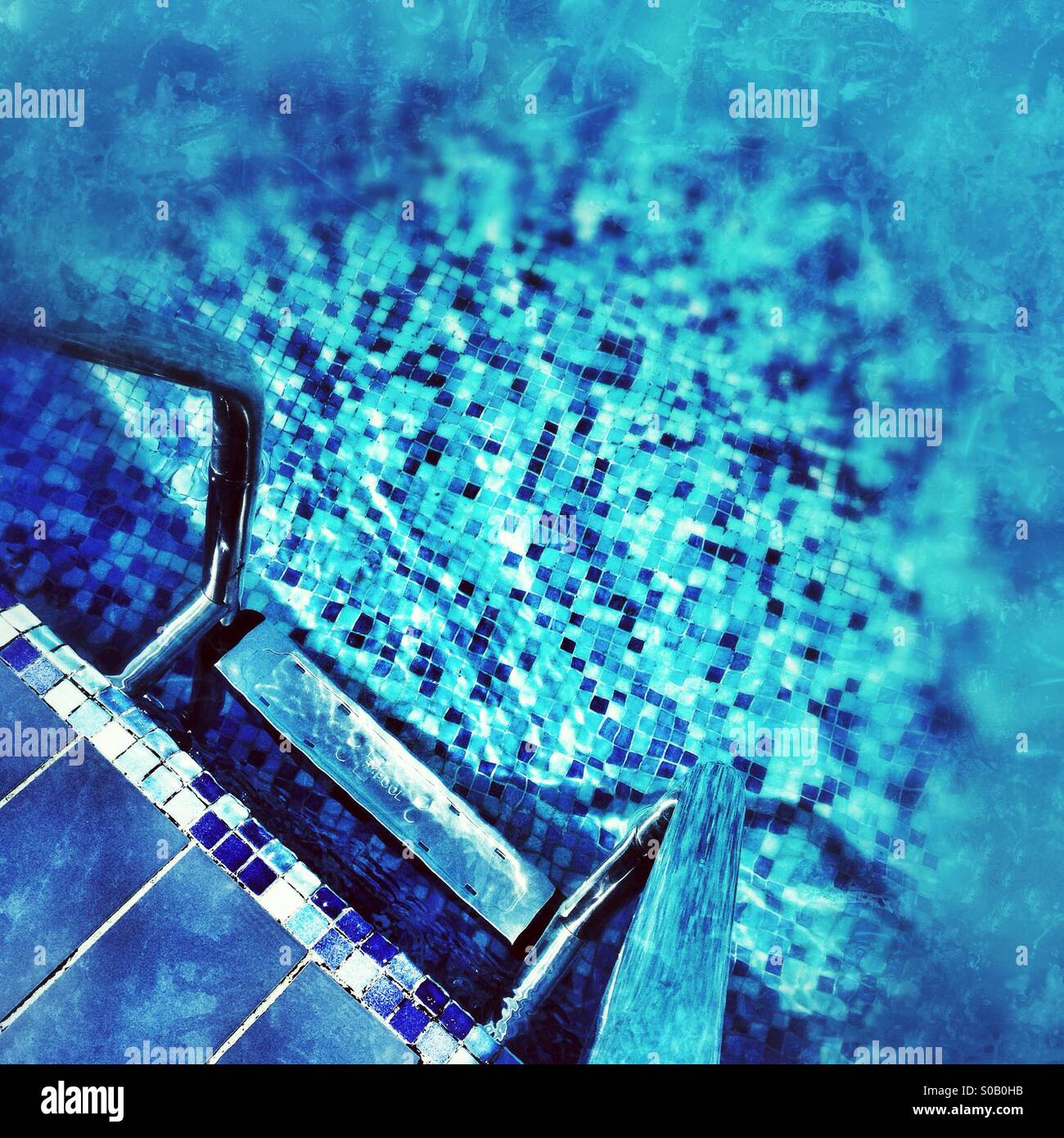 Swimming pool - Smartphone Captured Stock Image