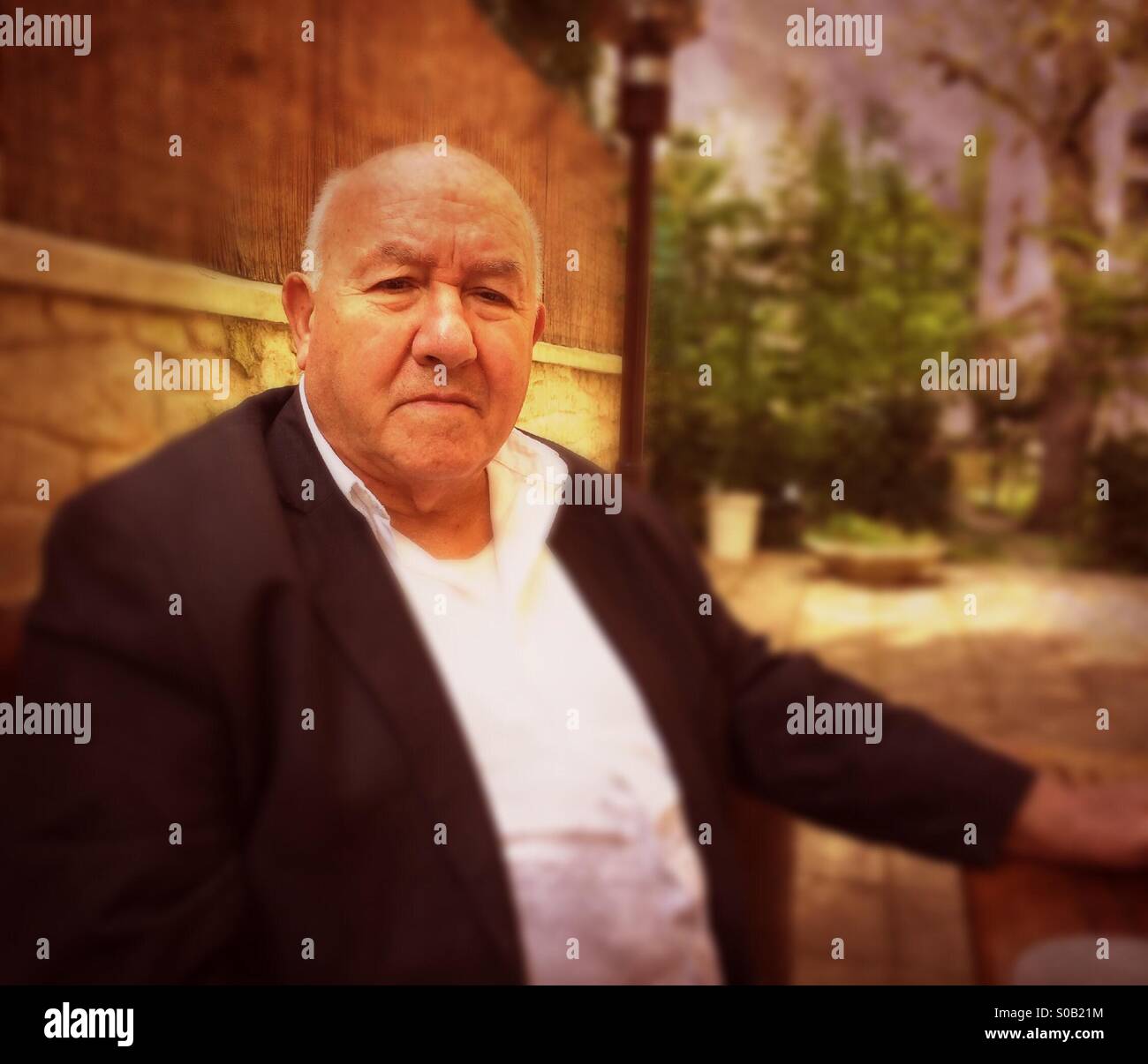 Old Man portrait - Smartphone Captured Stock Image