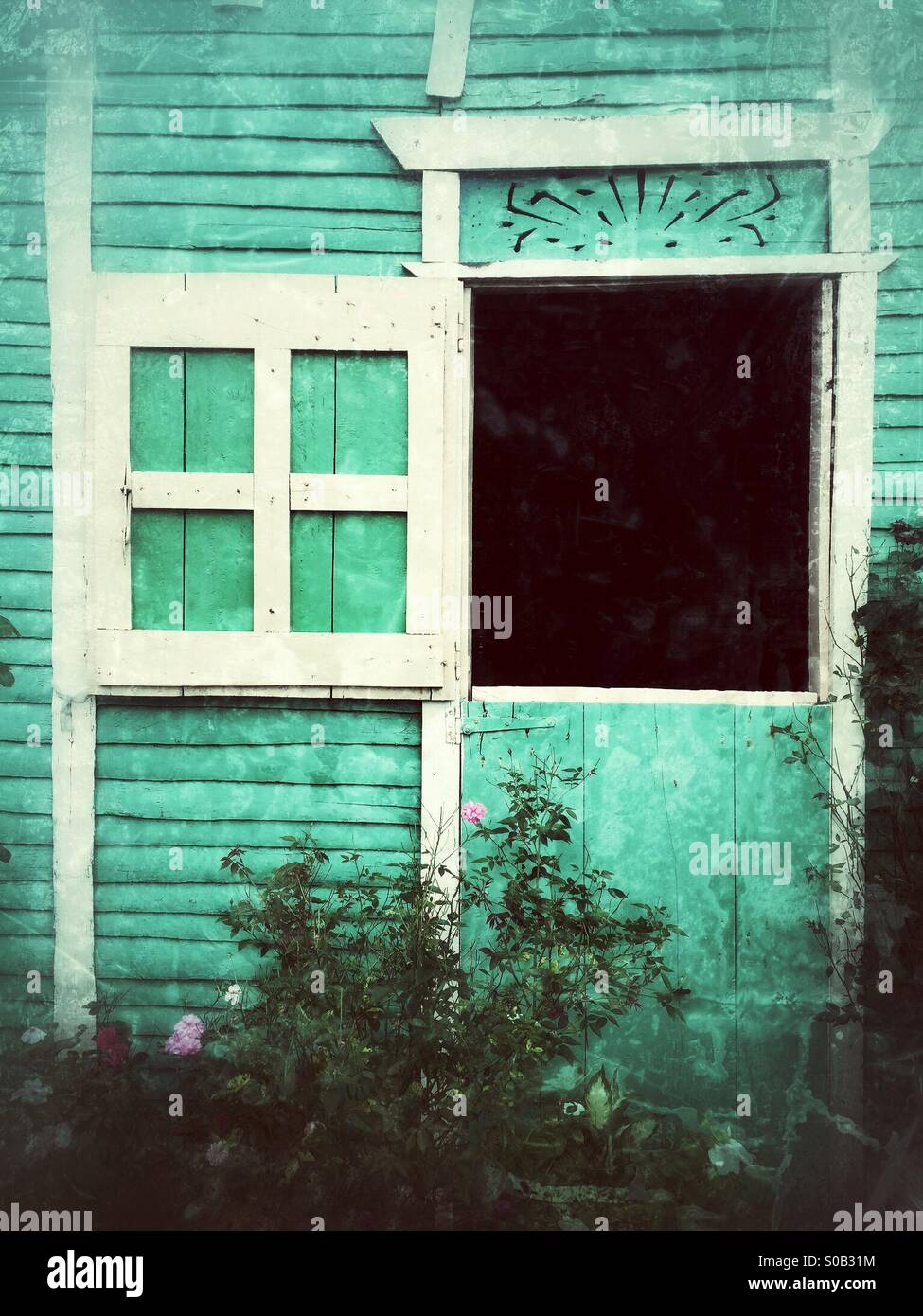 Small Caribbean Home - Smartphone Captured Stock Image