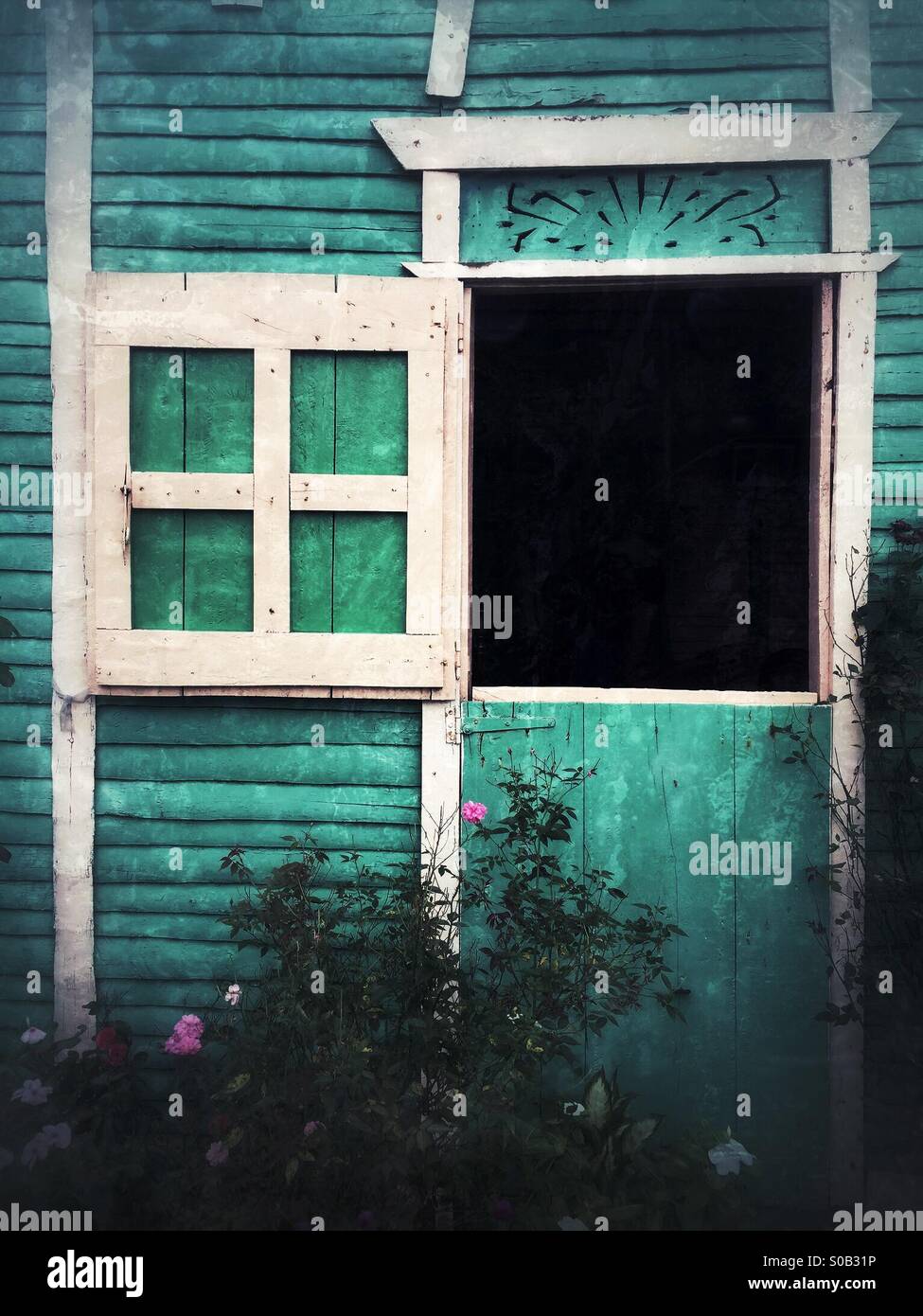 Colourful Small House - Smartphone Captured Stock Image