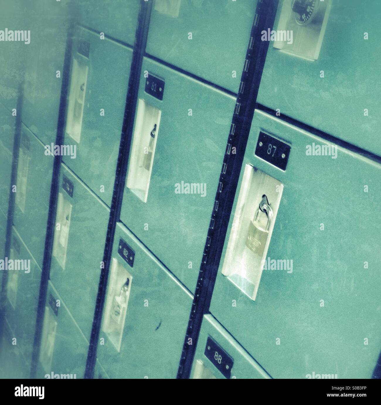 Lockers - Smartphone Captured Stock Image