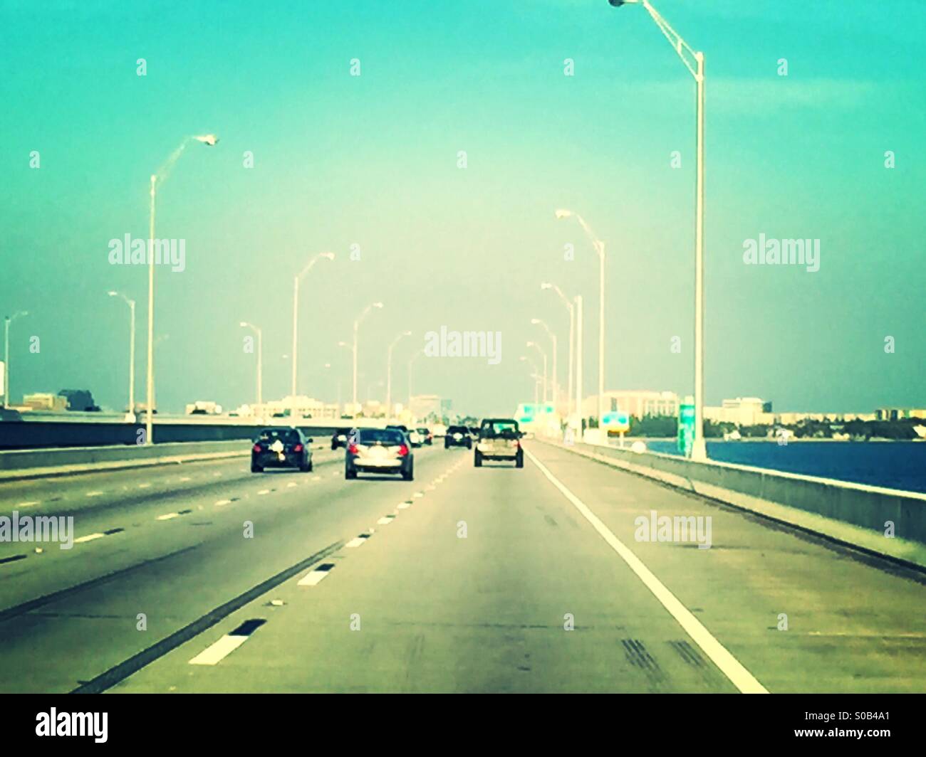 Freeway - Smartphone Captured Stock Image