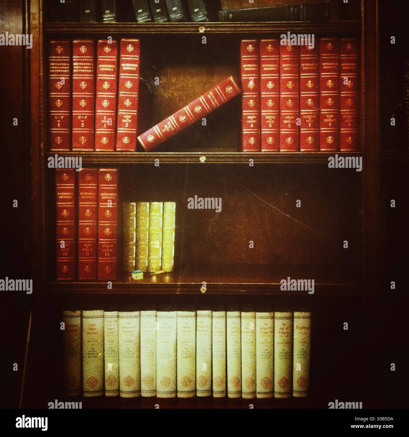 Old bookshelf. - Smartphone Captured Stock Image