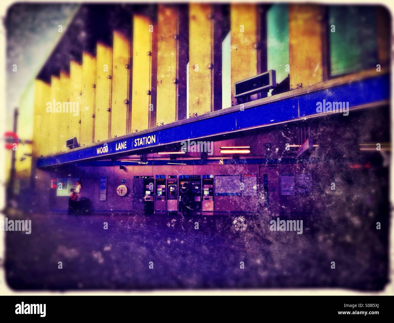 Wood Lane underground station, White City, London Borough of