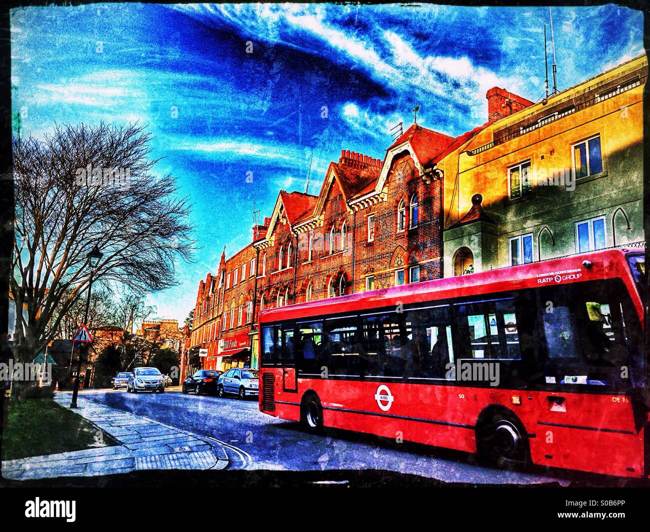 Harrow on the hill bus hires stock photography and images Alamy