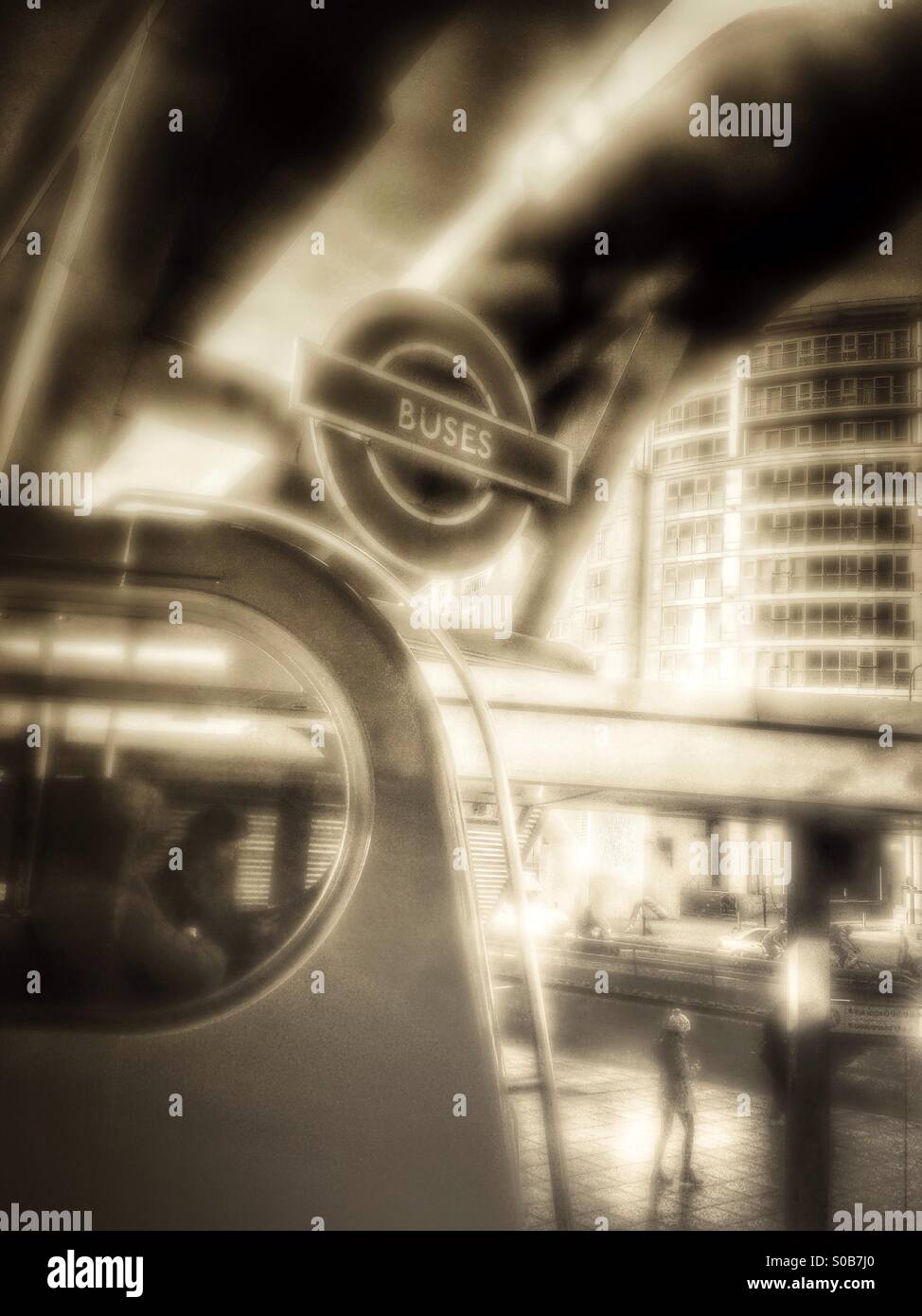 London Travel - Smartphone Captured Stock Image