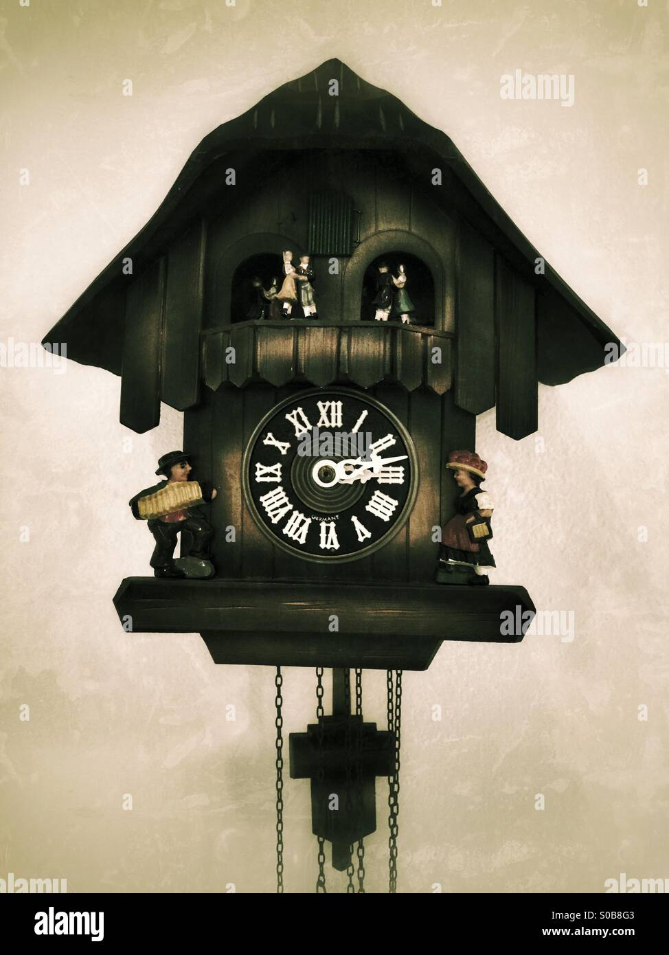 German Cuckoo clock Stock Photo Alamy