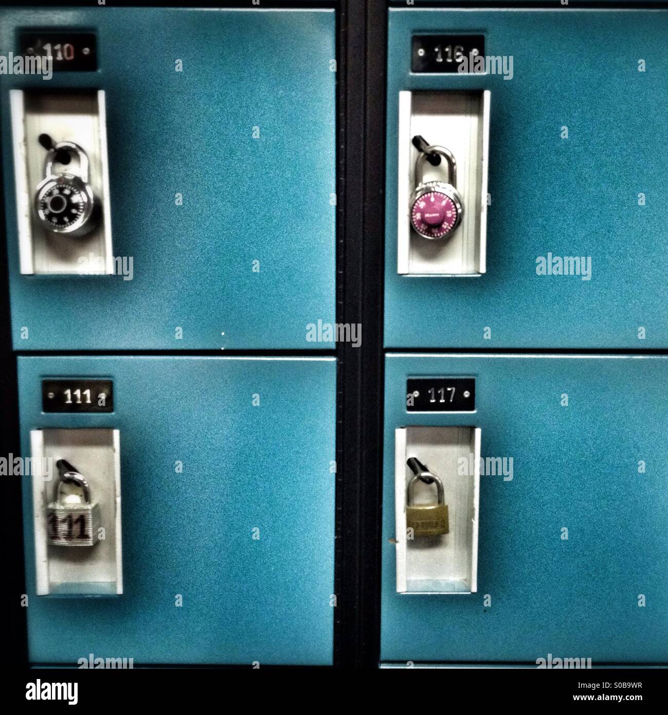 Lockers - Smartphone Captured Stock Image