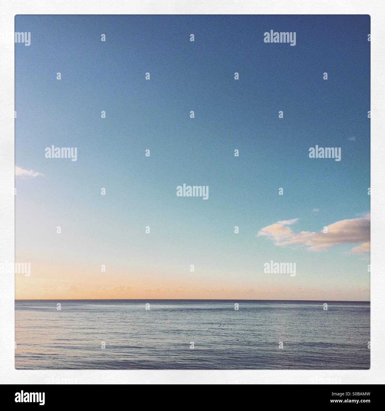 A tranquil sea - Smartphone Captured Stock Image