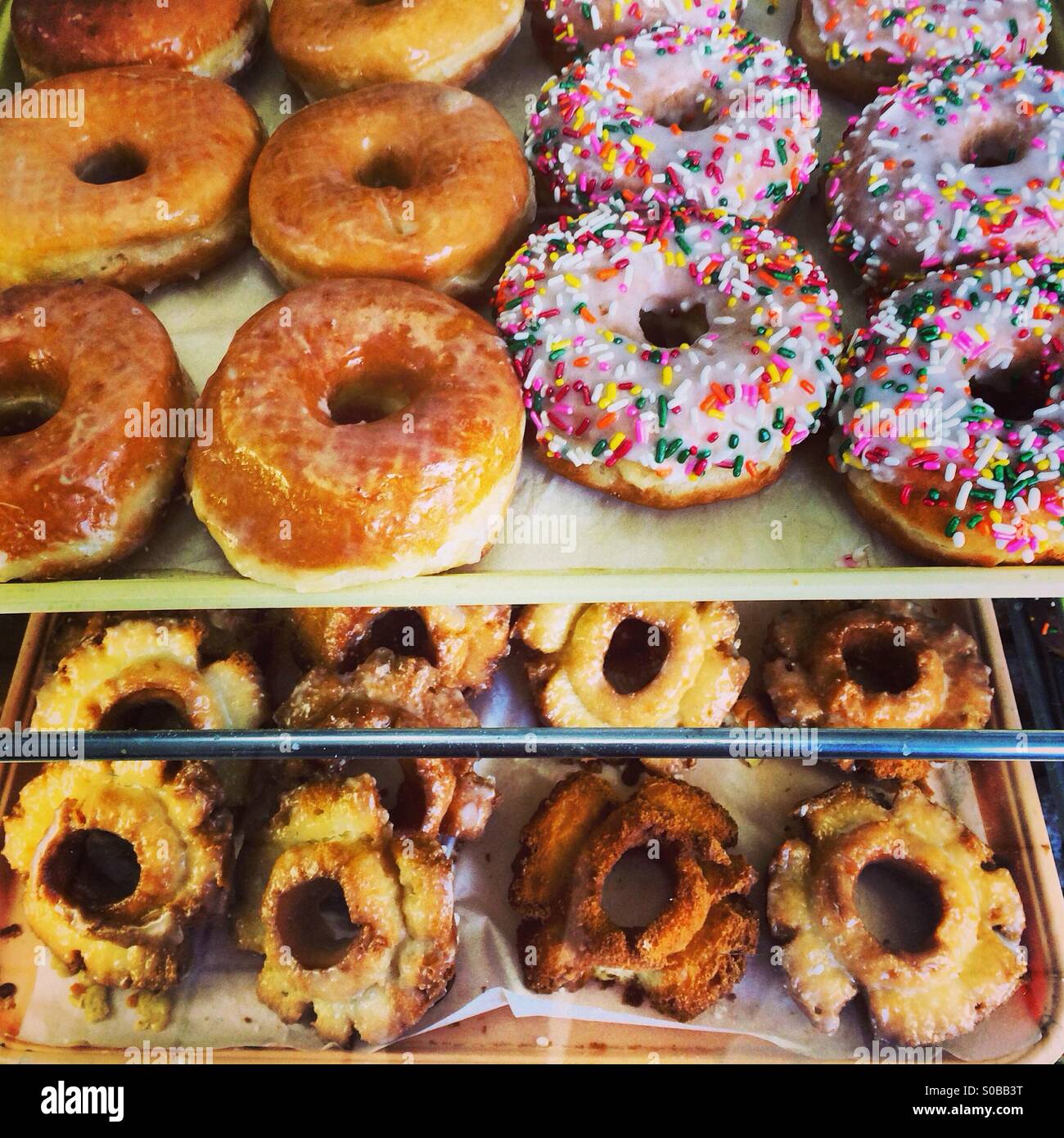 Sugar donut - Smartphone Captured Stock Image