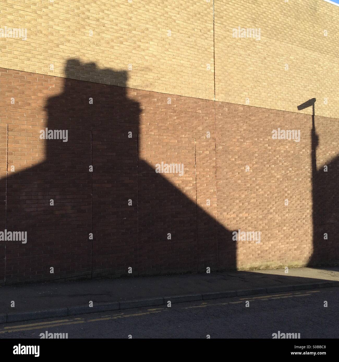 The ghost building - Smartphone Captured Stock Image