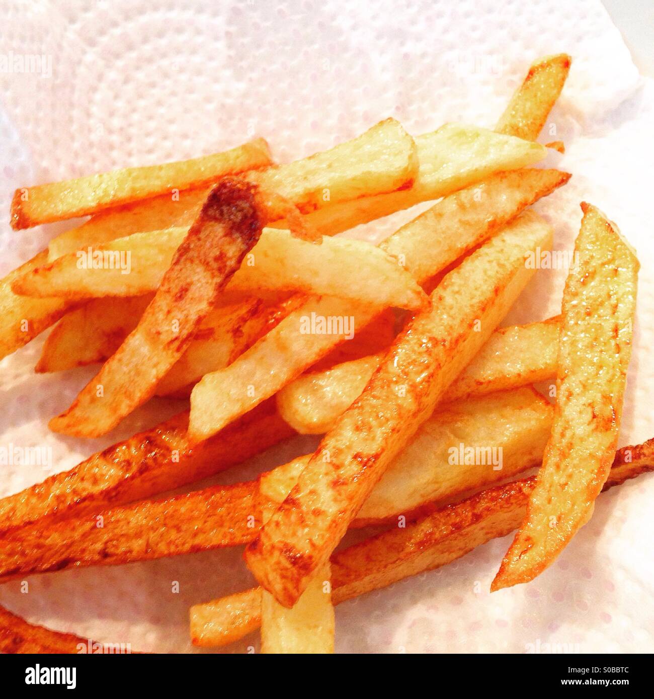 Homemade french fries Stock Photo