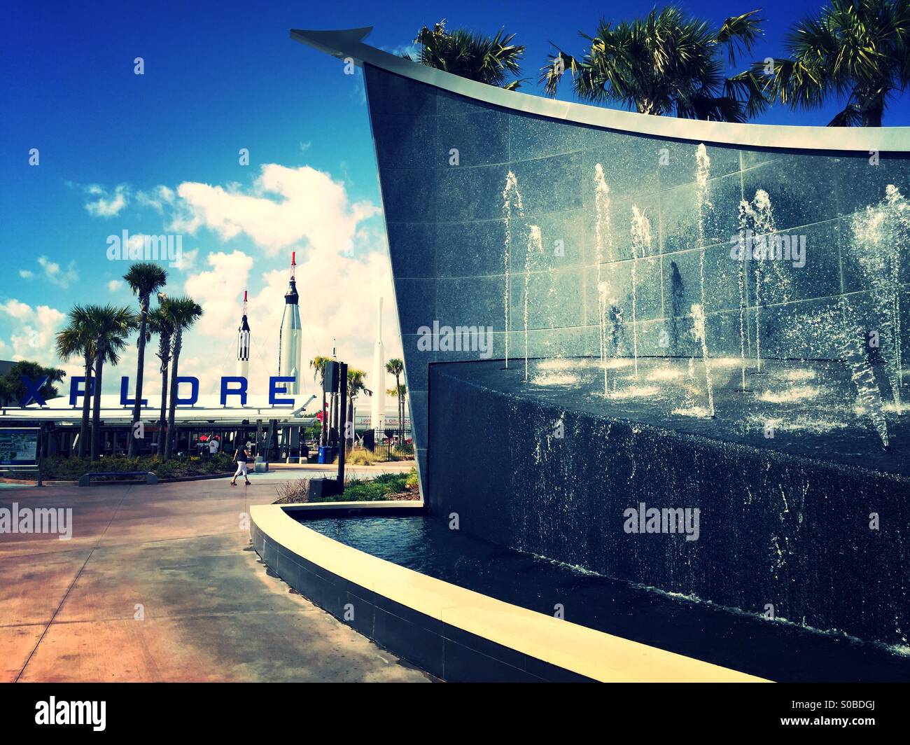 Kennedy Space Center, Florida - Smartphone Captured Stock Image