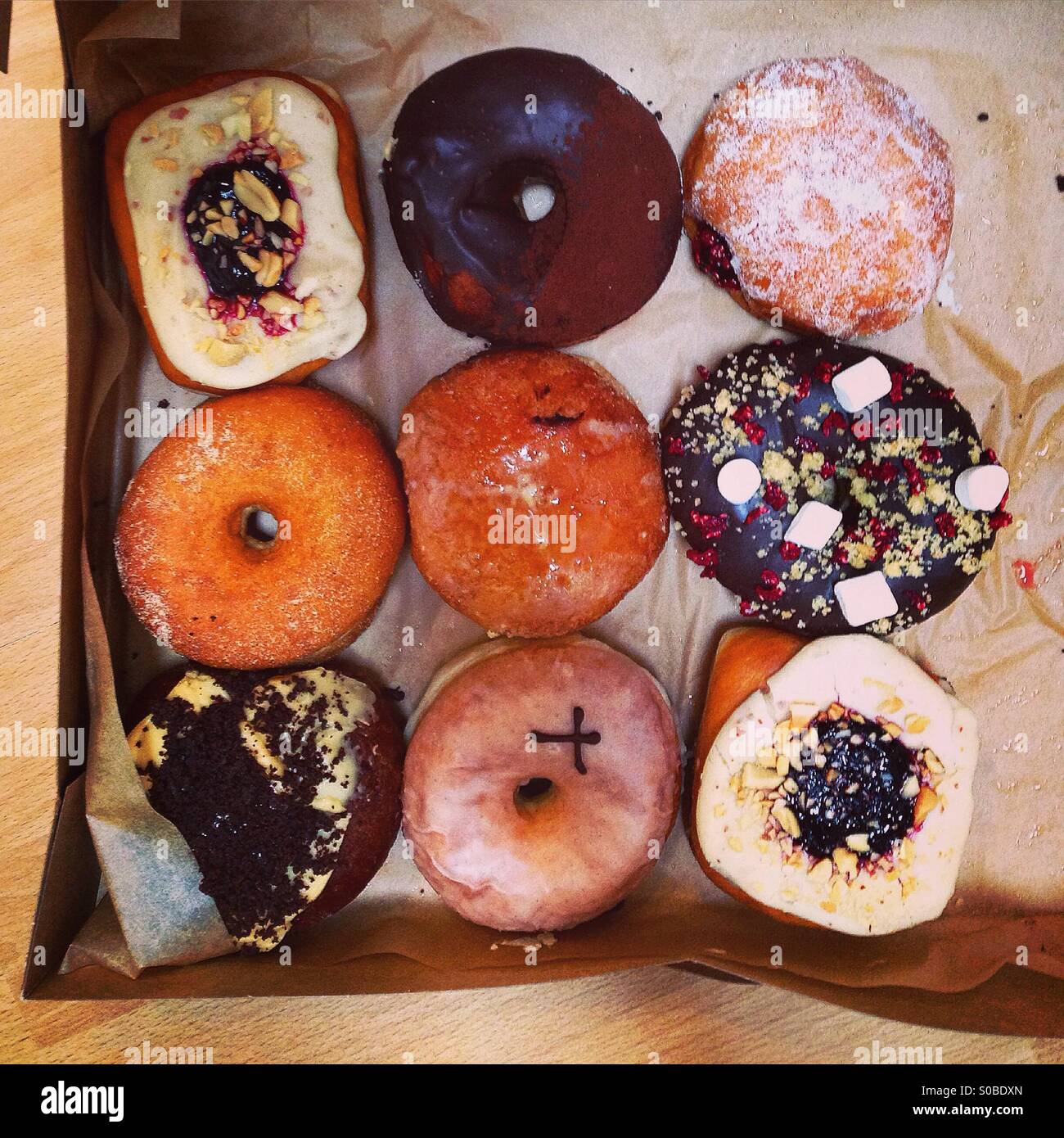 Doughnuts - Smartphone Captured Stock Image