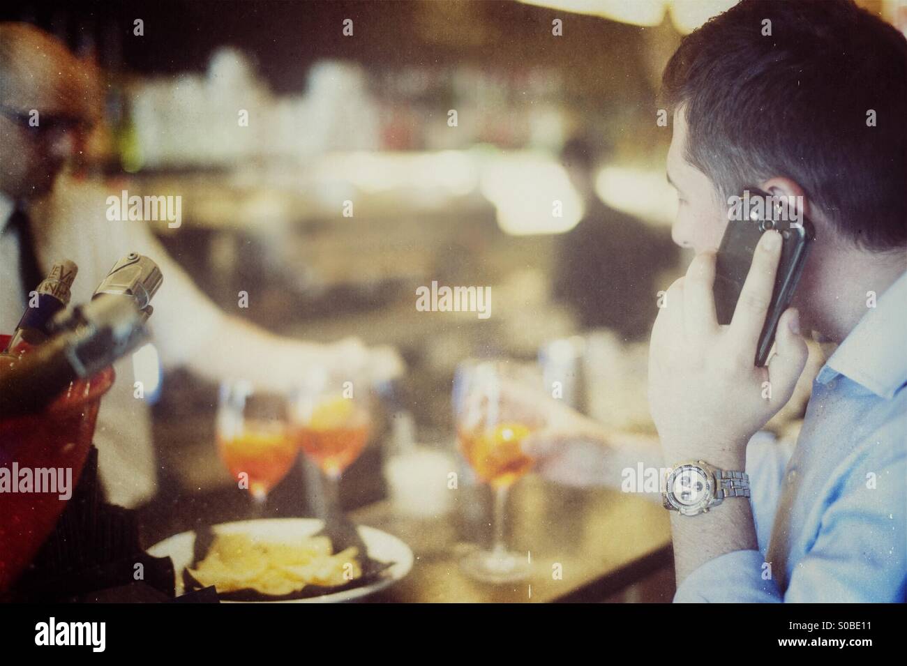 Aperitive - Smartphone Captured Stock Image