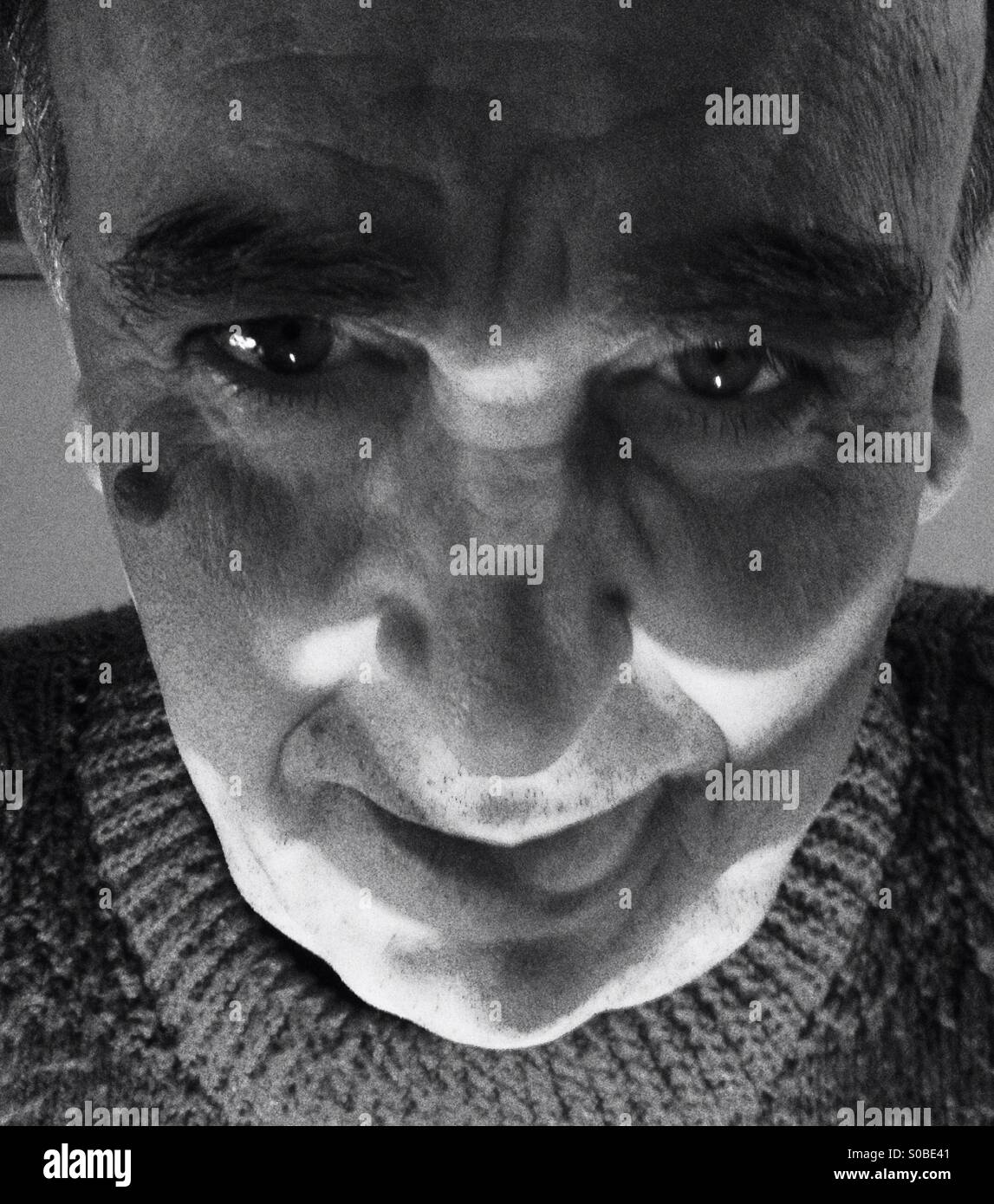 Portrait of man - Smartphone Captured Stock Image Portrait of man - Smartphone Captured Stock Image