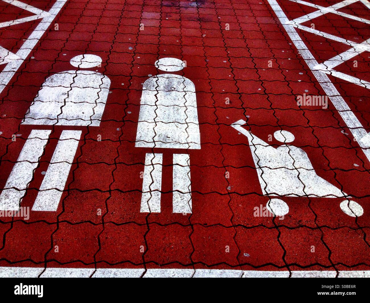 Family group - Smartphone Captured Stock Image