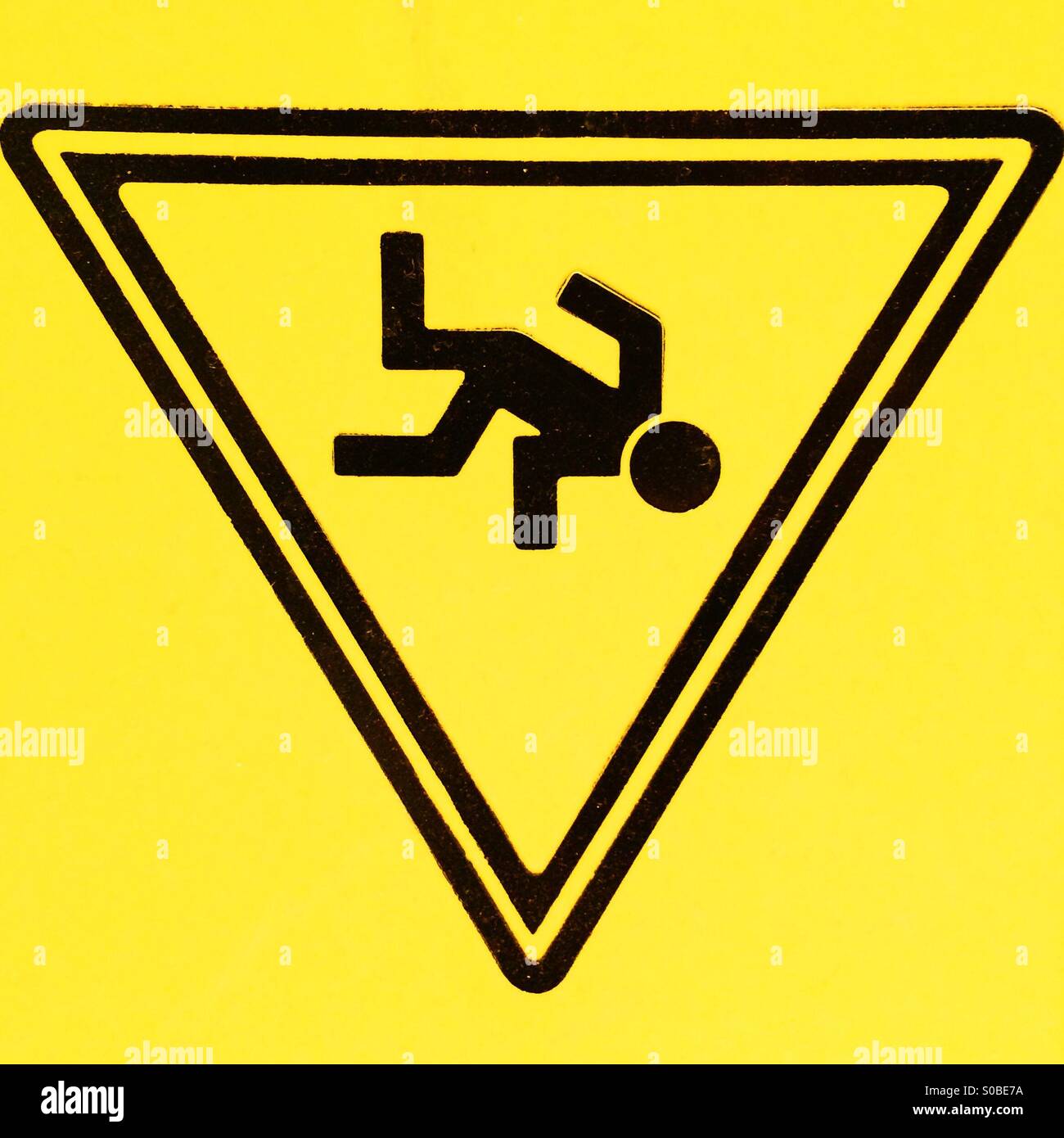 Falling down - Smartphone Captured Stock Image