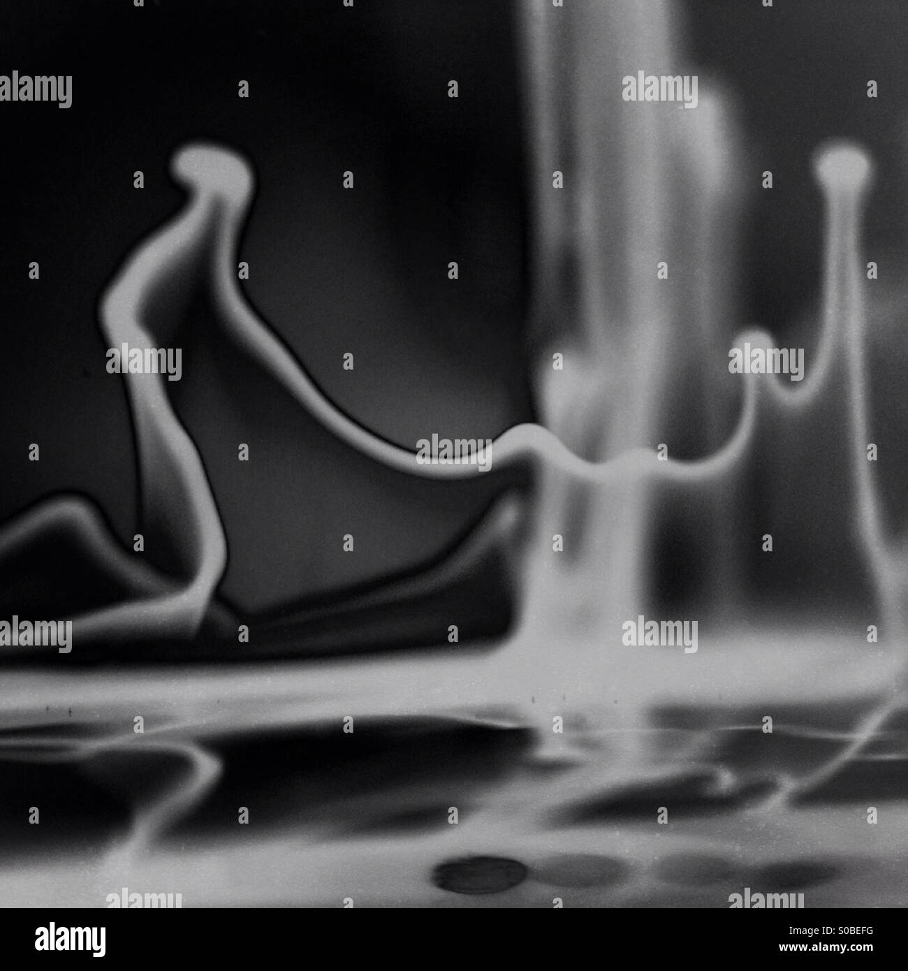 Movement of dye in water - Smartphone Captured Stock Image Movement of dye in water - Smartphone Captured Stock Image