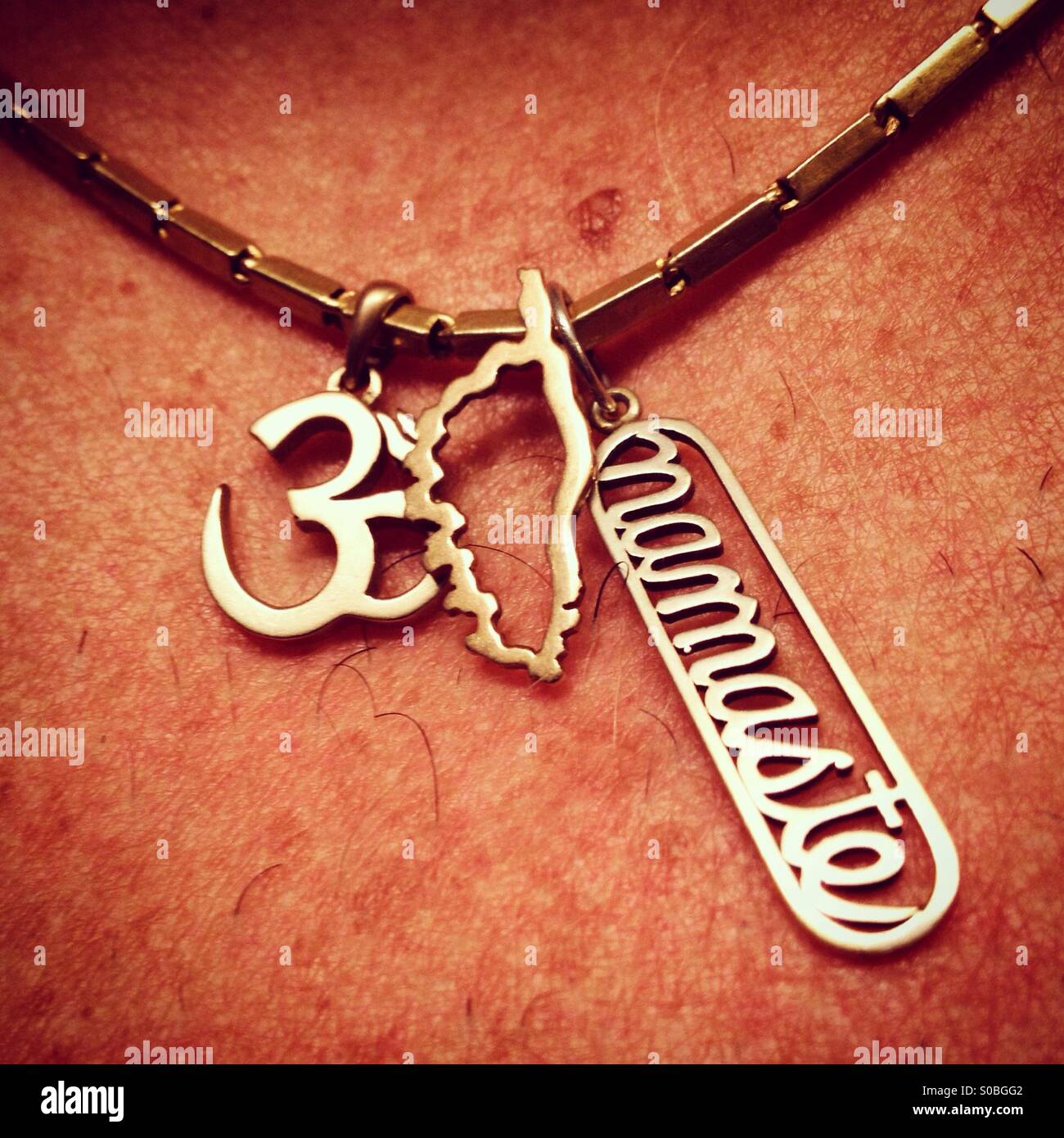 Om necklace hi-res stock photography and images - Alamy