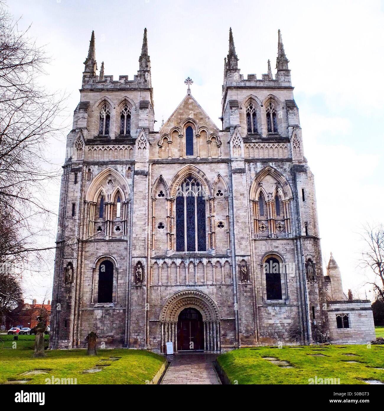 Select Abbey, Yorkshire, England - Smartphone Captured Stock Image