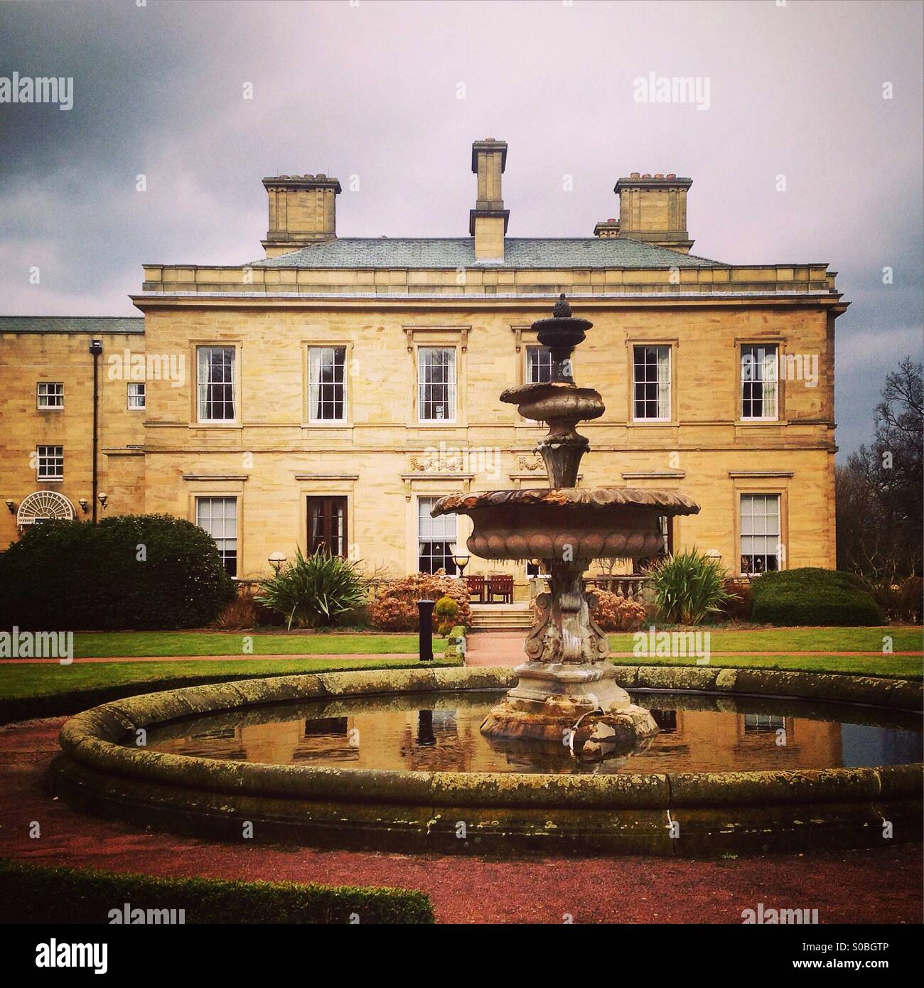 Oulton Hall Leeds, Yorkshire - Smartphone Captured Stock Image