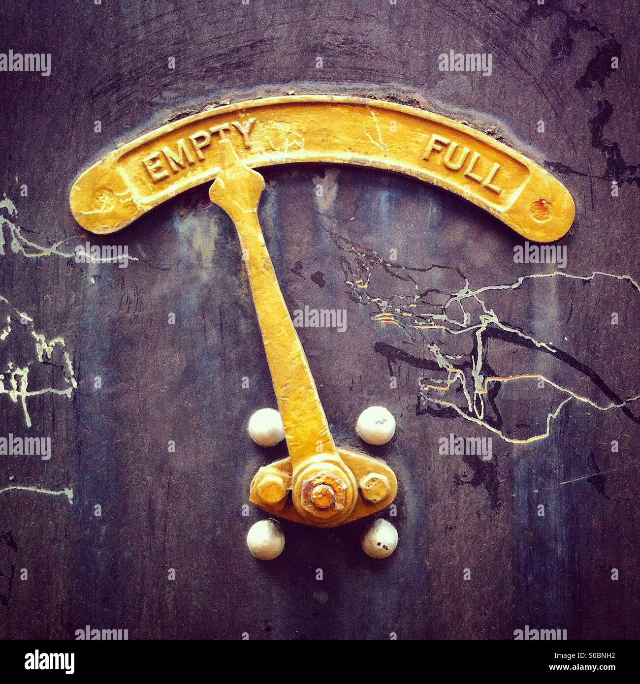 Empty. No energy. - Smartphone Captured Stock Image