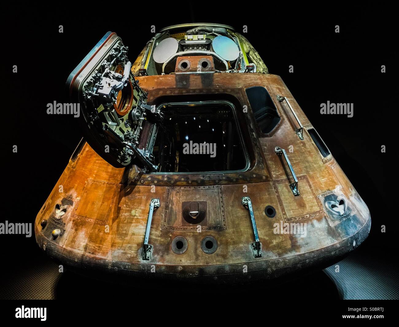Apollo 14 lunar capsule Stock Photo