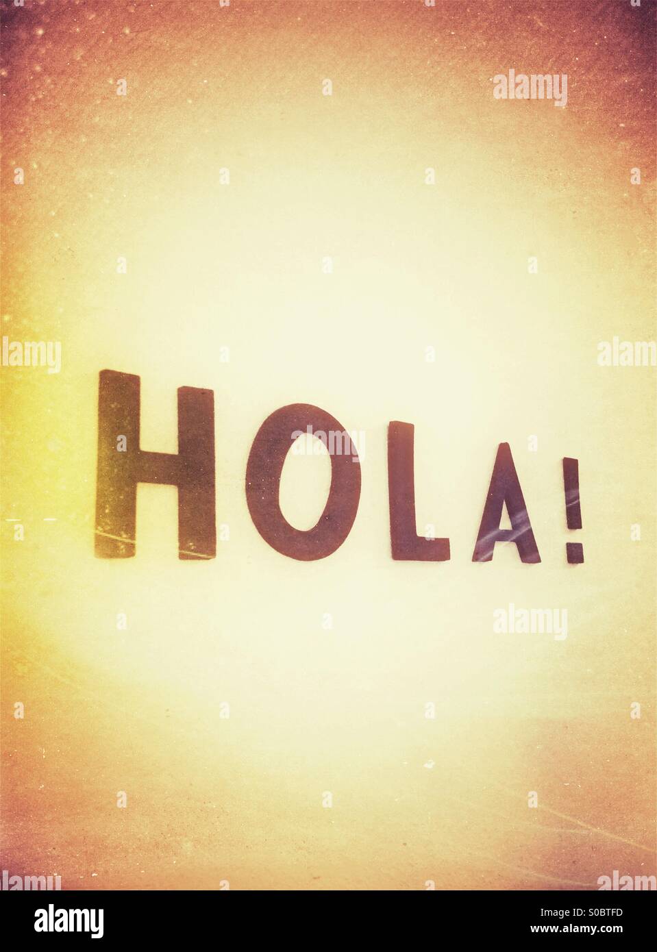 Hello ! - Smartphone Captured Stock Image