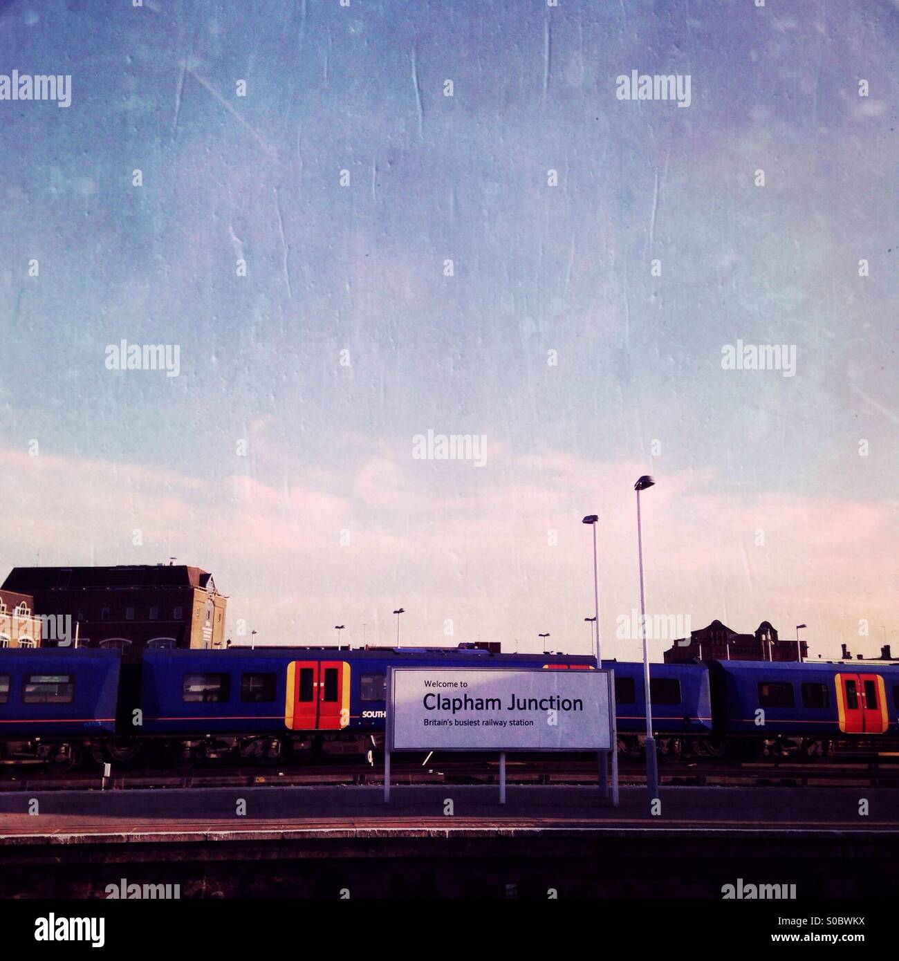 Clapham Junction Railway Station High Resolution Stock