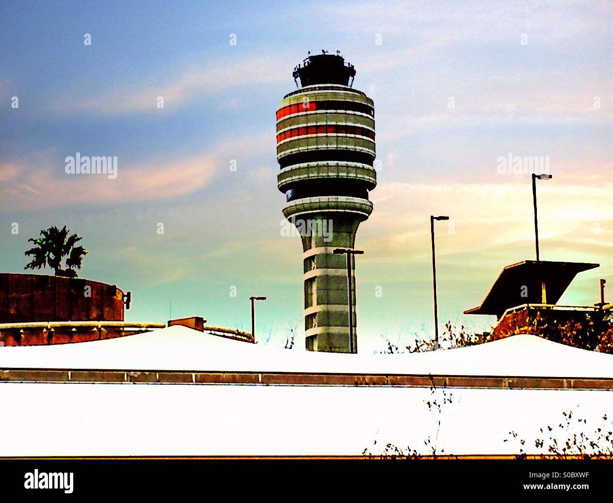 Control tower, Orlando, Florida - Smartphone Captured Stock Image
