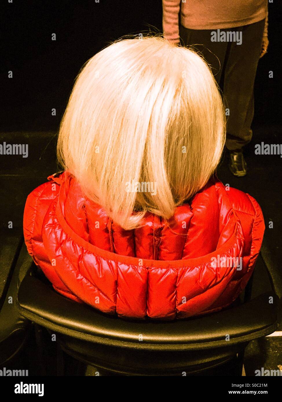 Golden head - Smartphone Captured Stock Image