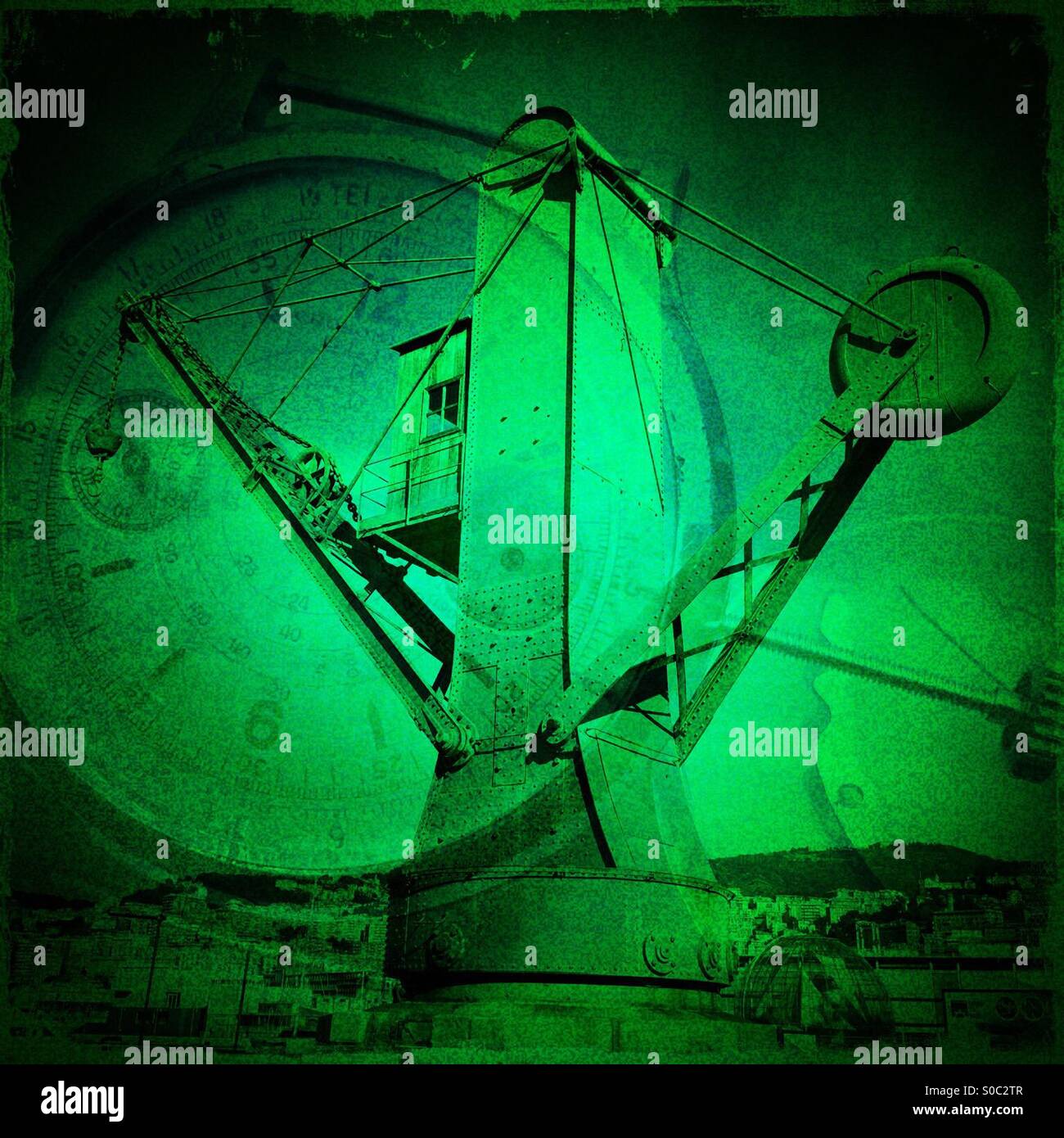 Fantasy composition about time - Smartphone Captured Stock Image