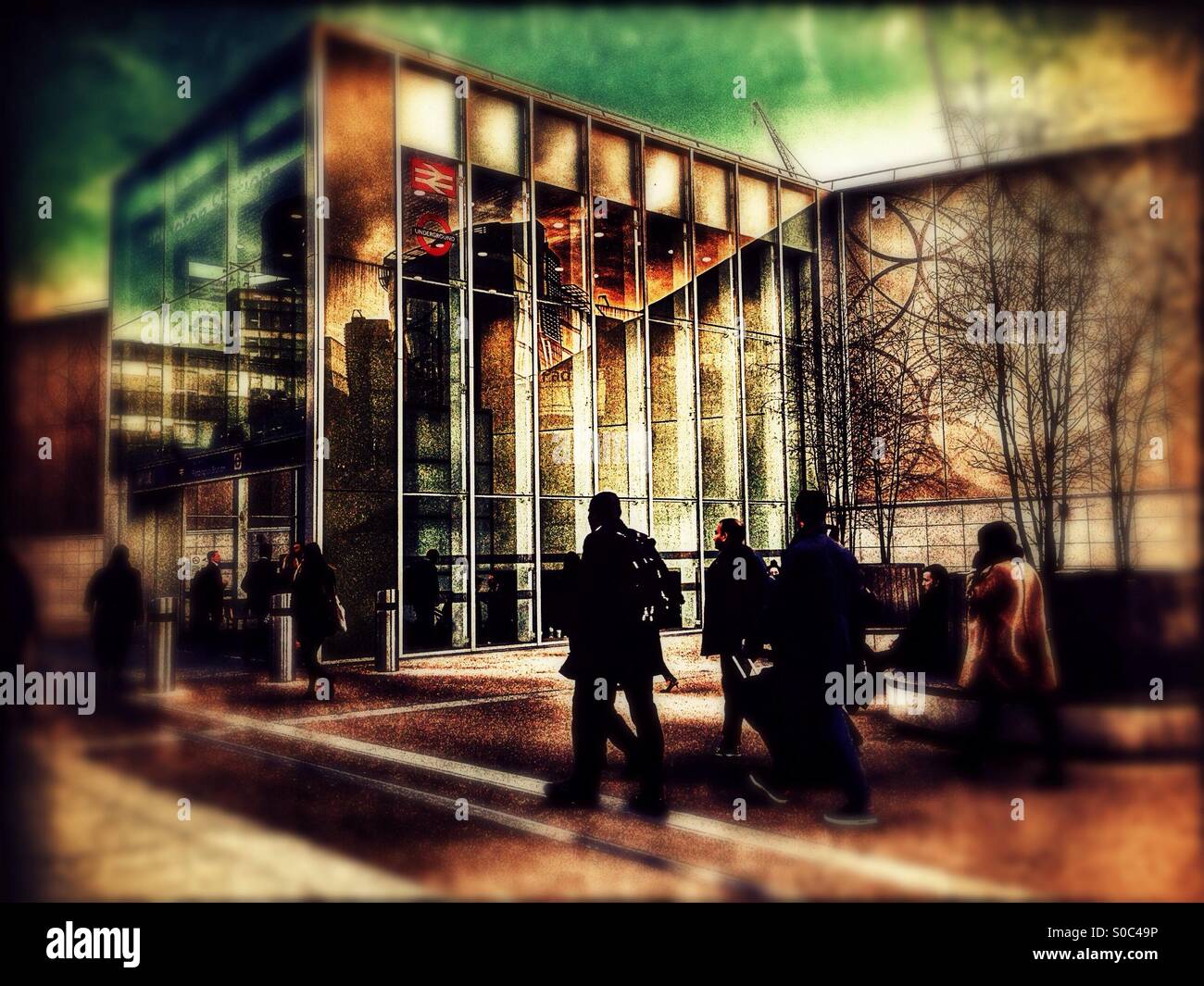Paddington underground station, Hammersmith & City line entrance, City