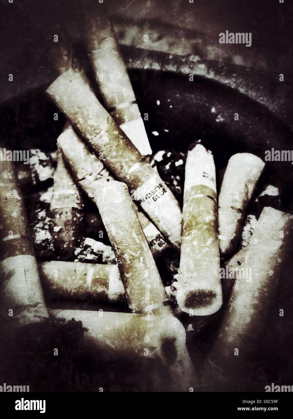 Cigarette end hi-res stock photography and images