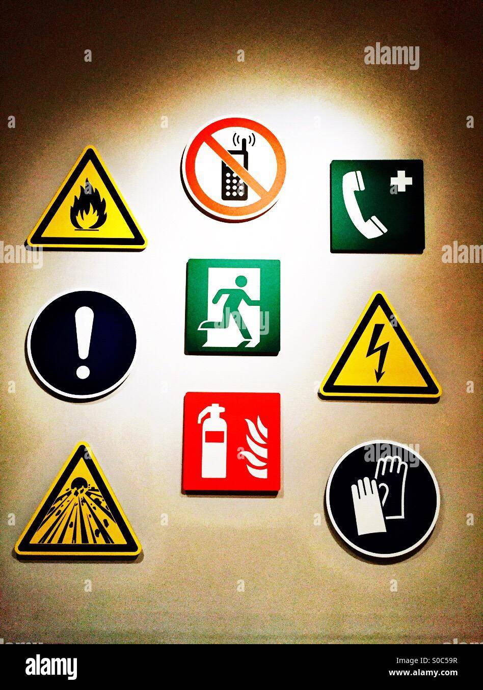 International Signage Examples Pictograms hi-res stock photography and images - Alamy