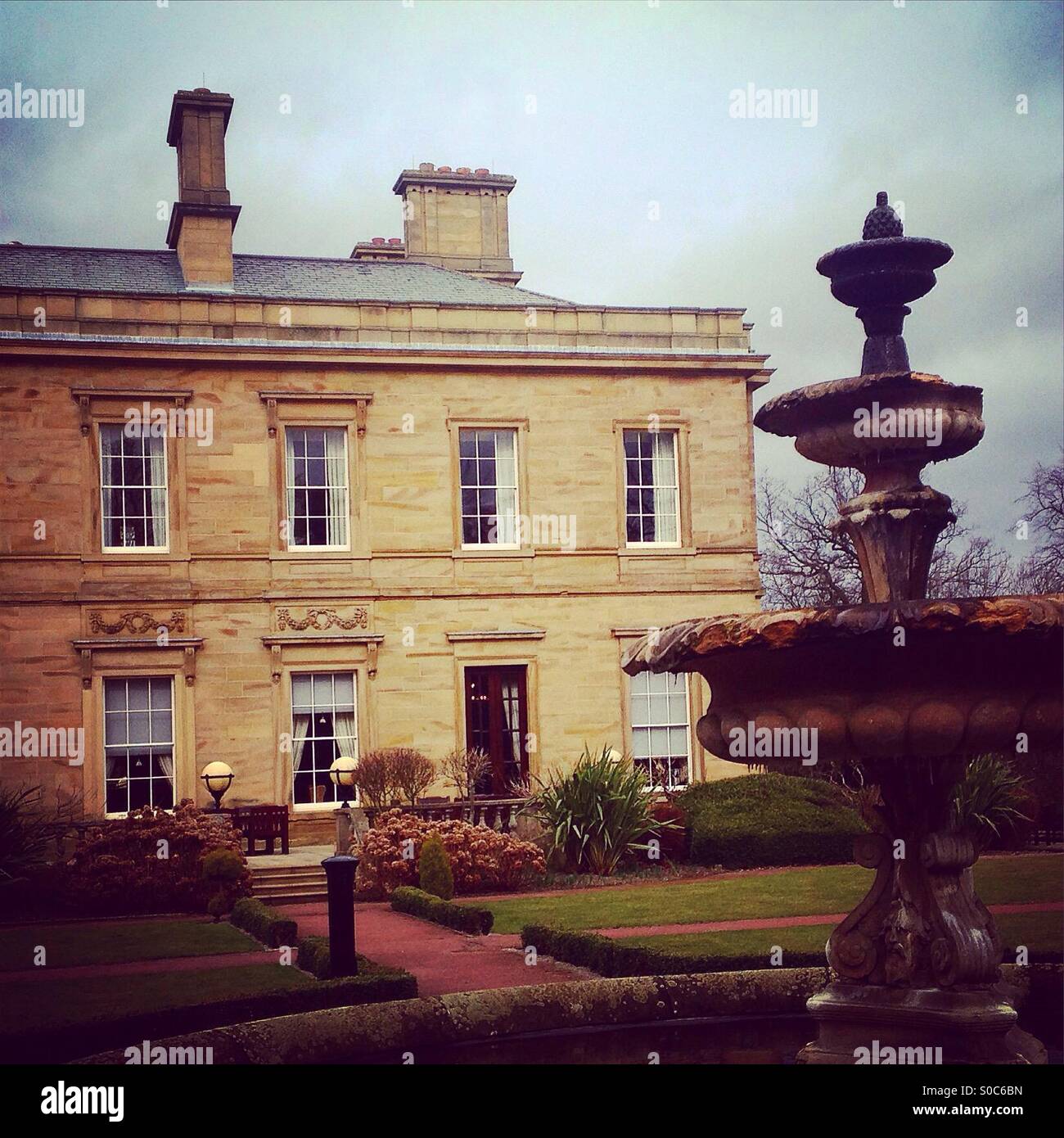 Oulton Hall Hotel, Rothwell, Leeds - Smartphone Captured Stock Image