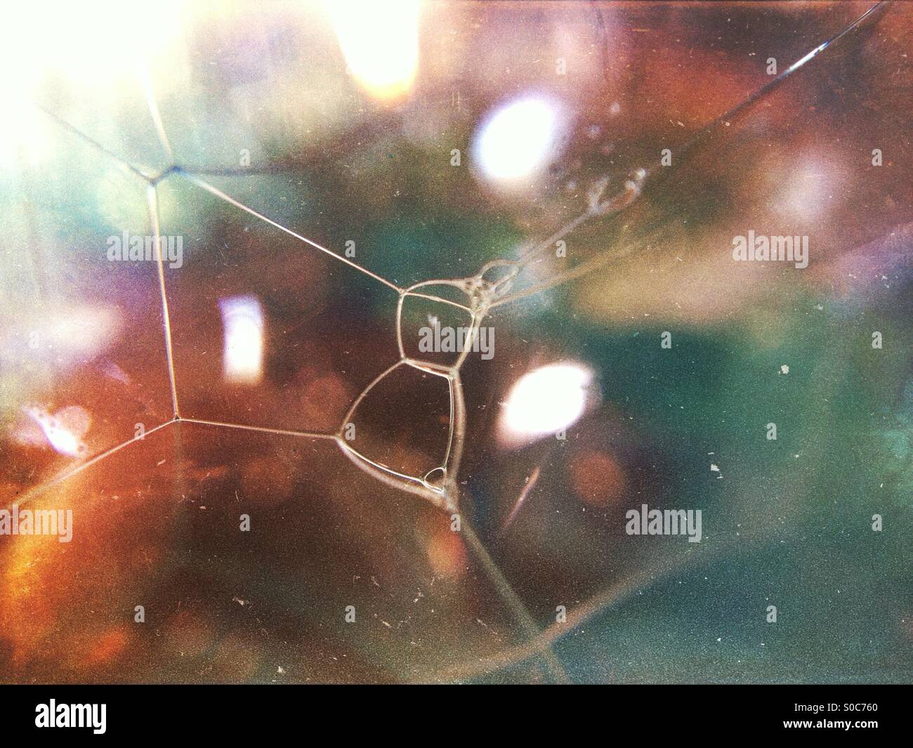 Close up of bubbles - Smartphone Captured Stock Image
