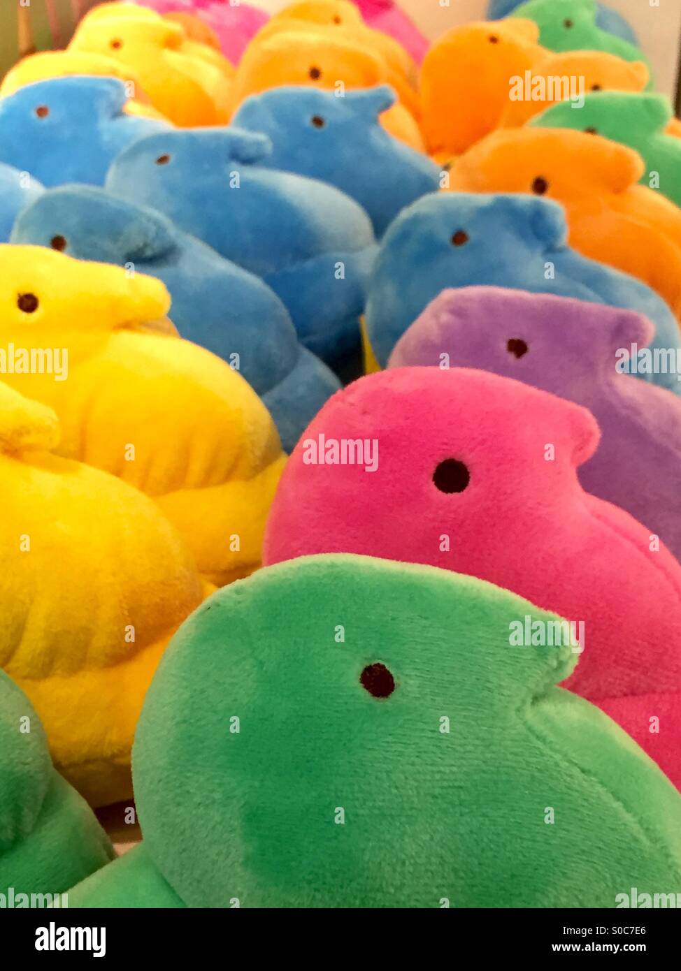 Peeps plushies - Smartphone Captured Stock Image