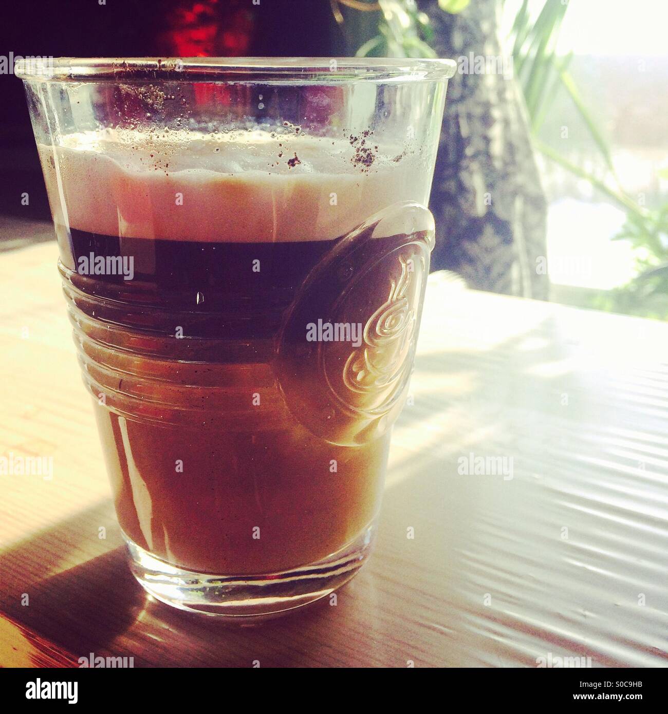 Cafe latte. Relaxing afternoon Stock Photo Alamy