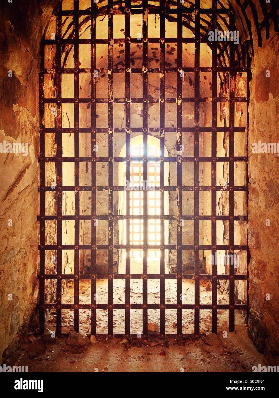 Yuma Territorial Prison in Yuma, AZ - Smartphone Captured Stock Image