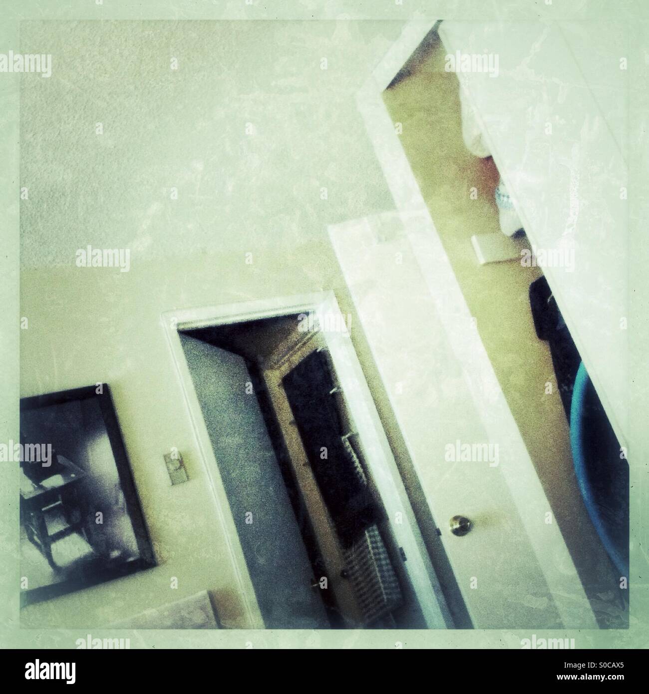 Doors in the apartment - Smartphone Captured Stock Image